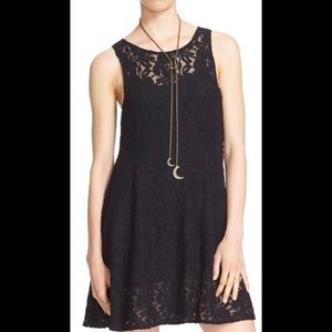 Free People Miles of Lace Fit and Flare Dress